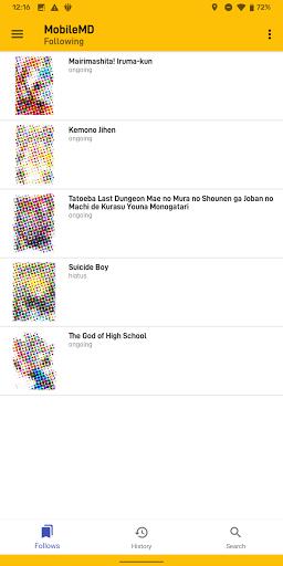 MobileMD - Mangadex client Screenshot 1 