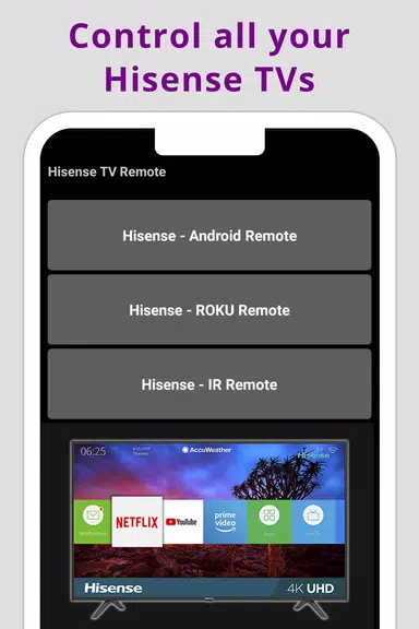 Hisense TV Remote Screenshot 2