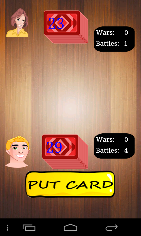 War - Playing Cards Free Screenshot 2