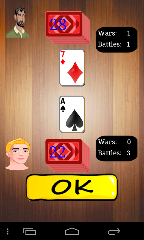 War - Playing Cards Free Screenshot 1