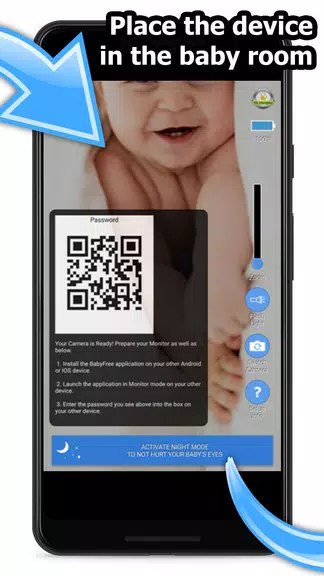 BabyFree - Baby Monitor & Cam Screenshot 2 