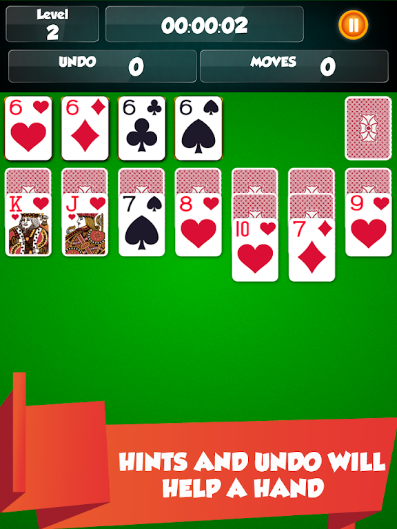 classic solitaire: Klondike by tatawind Screenshot 4