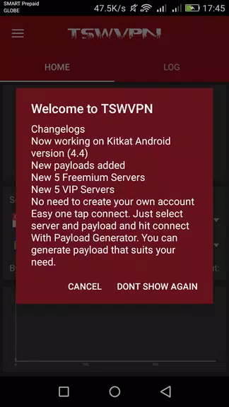 TSWVPN - FREE Screenshot 1