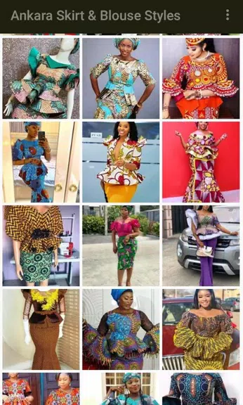 Ankara Skirt & Blouse Styles Screenshot 2 