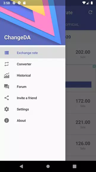 ChangeDA - The exchange rate o Screenshot 3 