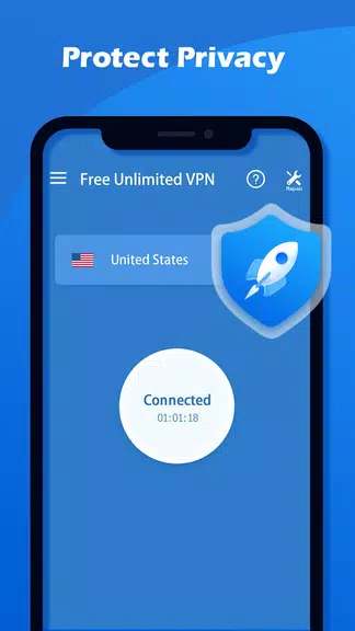 Free Unlimited VPN - Fast Security VPN Screenshot 1