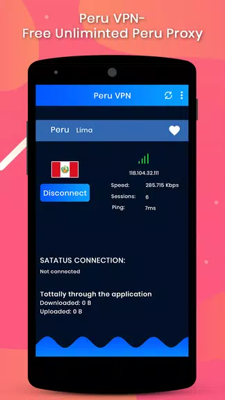 Peru VPN-Free Unlimited Peru Proxy Screenshot 1