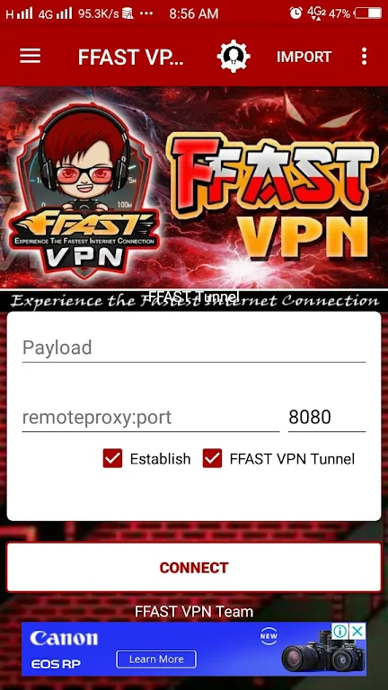 FFAST VPN Tunnel Screenshot 3