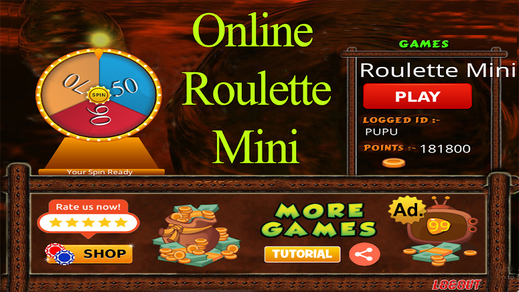 Roulette Mini Online Casino Screenshot 2