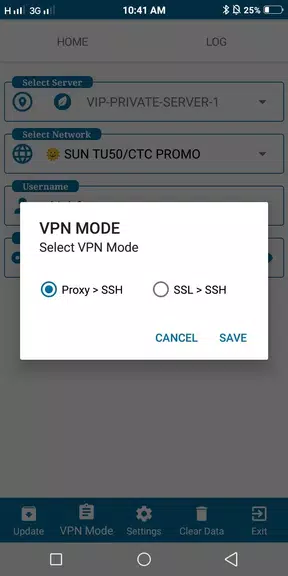 Thirdy SSH+SSL VPN Screenshot 3