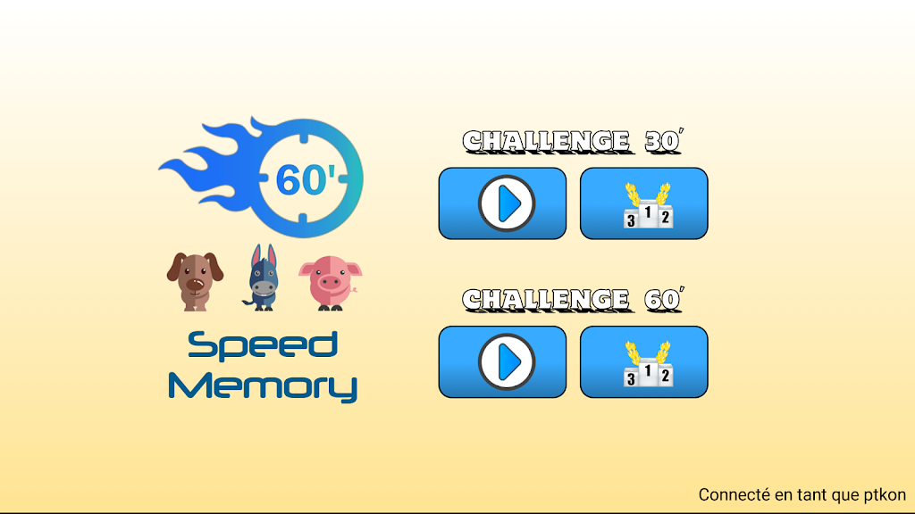 Speed Memory by Guillaume T. Screenshot 2