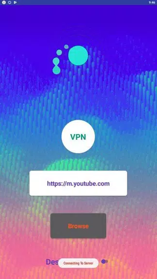 Free VPN/Proxy Browser for YouTube/etc - South VPN Screenshot 2