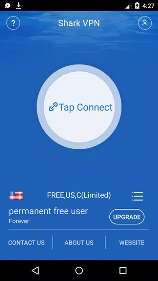 Shark VPN - Simple & Fast Screenshot 1