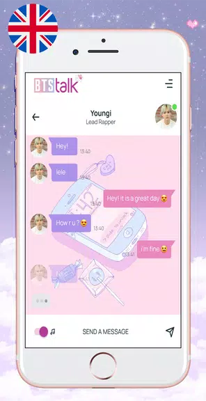 BTS Chat! Messenger(simulator) Screenshot 2 