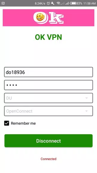 OK VPN - One Click Connect Screenshot 4