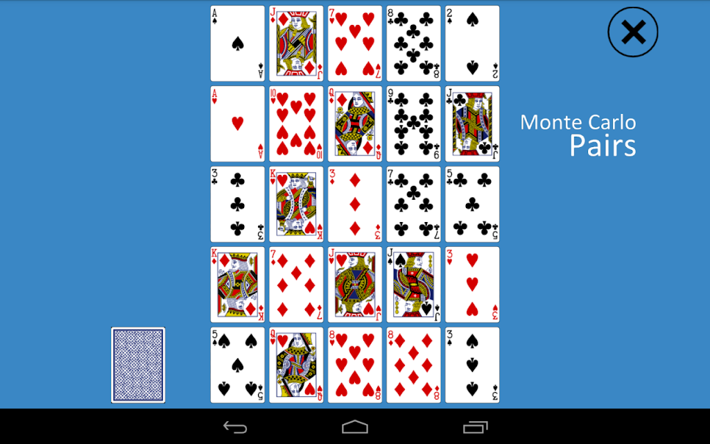 Solitaire Monte Carlo Plus Screenshot 1 