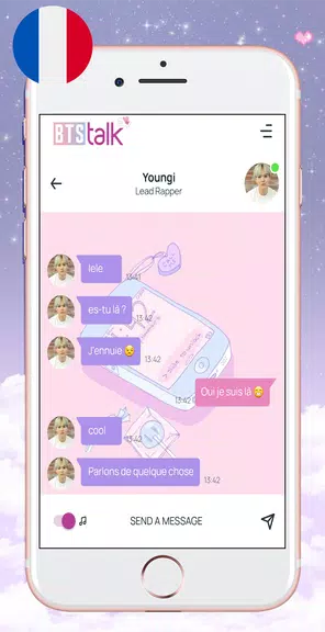 BTS Chat! Messenger(simulator) Screenshot 3