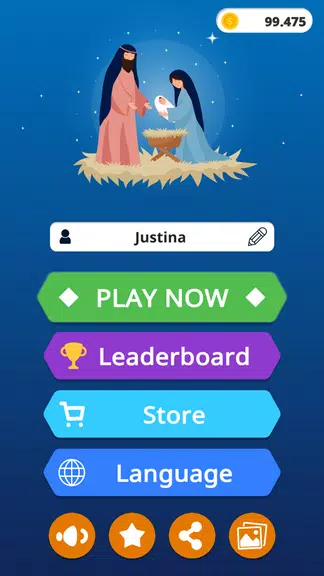 Bible Word Puzzle Trivia Games Screenshot 1