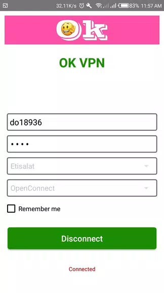 OK VPN - One Click Connect Screenshot 2