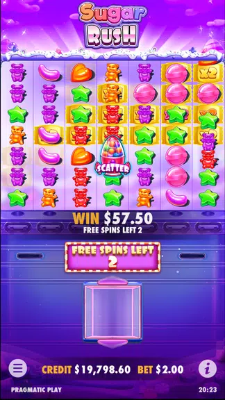 Sugar Rush Slot Casino Game Screenshot 3