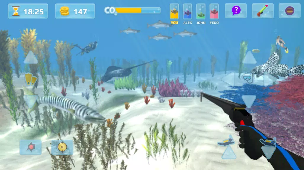 Hunter underwater spearfishing Screenshot 2 