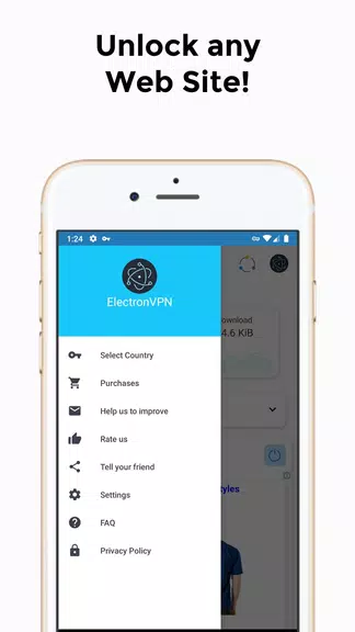 Electron VPN - Fast Secured Unlimited VPN WiFi Screenshot 4