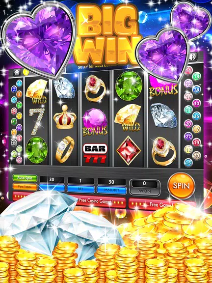 Shiny Diamond Slots – Win Black money Screenshot 2 