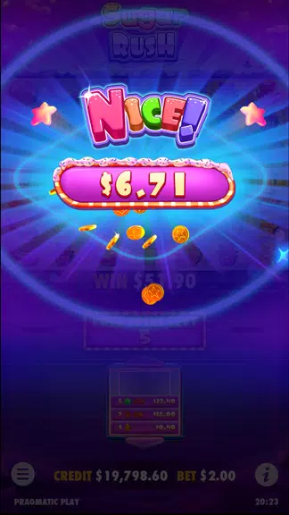 Sugar Rush Slot Casino Game Screenshot 2