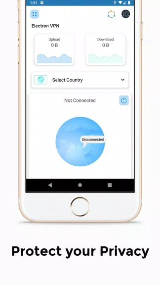 Electron VPN - Fast Secured Unlimited VPN WiFi Screenshot 3