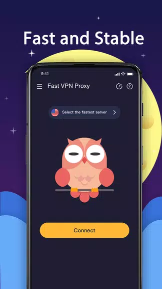 NightOwl VPN Lite- FAST&SECURE Screenshot 2