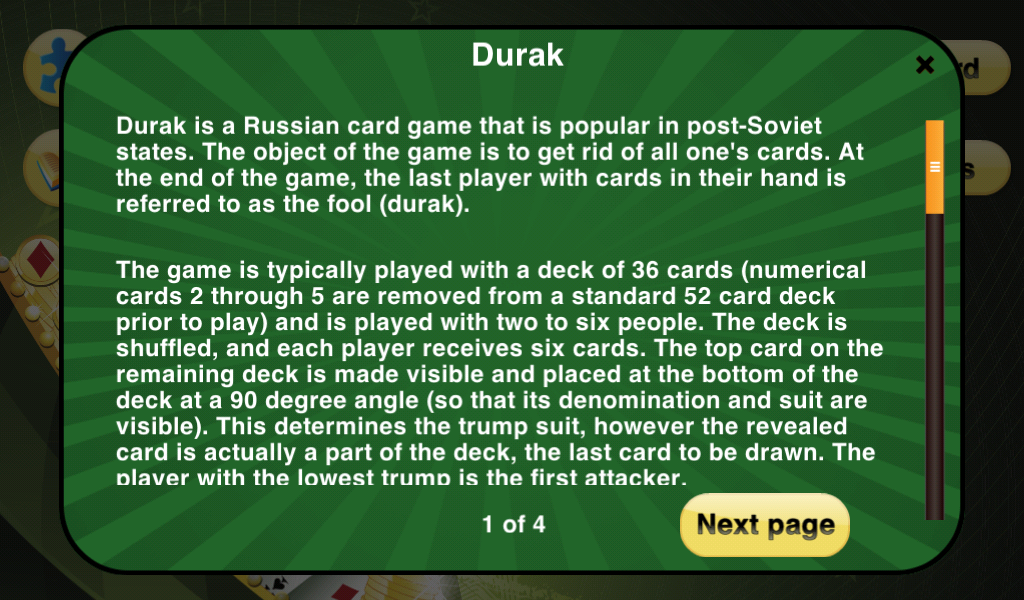 Durak Cards Game Screenshot 1