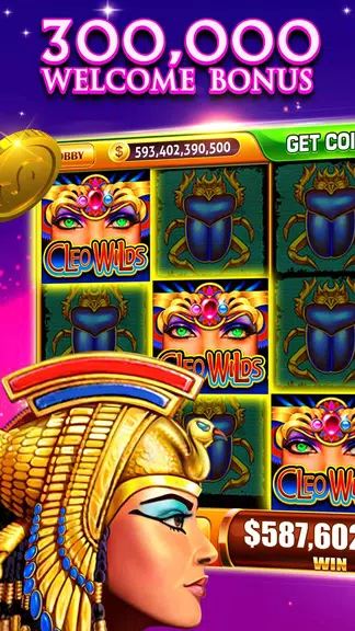 Slots! Cleo Wilds Slot Machines & Casino Games Screenshot 1 