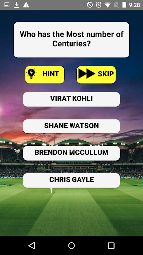 2019 IPL CRICKET QUIZ GAME-TEST YOUR IPL KNOWLEDGE Screenshot 1