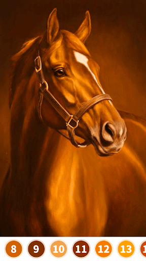 Horse Color by Number Screenshot 2 