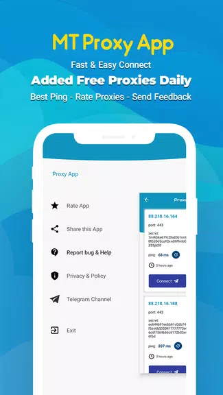 Proxy for Telegram ,MTProxy,VPN for telegram Screenshot 3 
