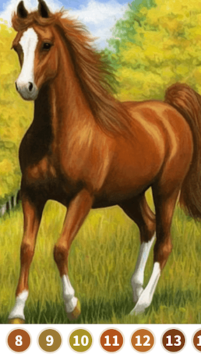 Horse Color by Number Screenshot 4 