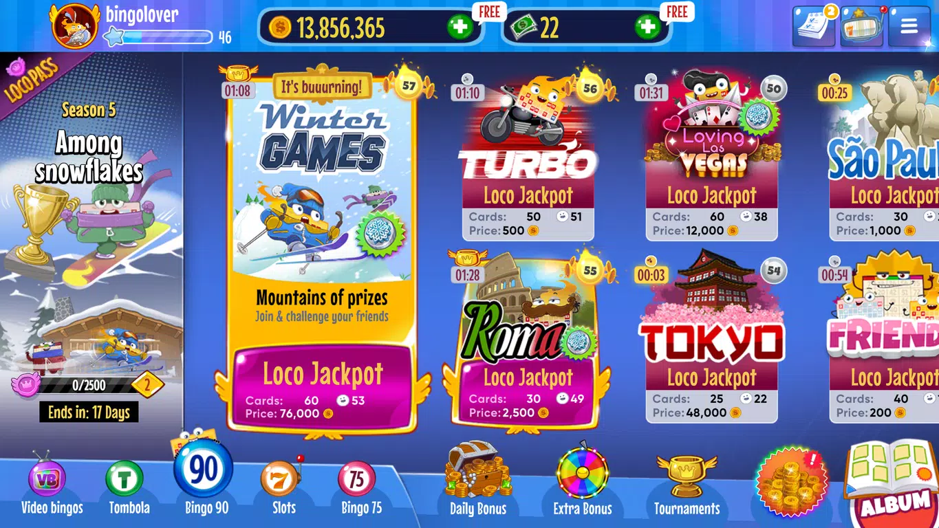 Loco Bingo Tombola Online Screenshot 2