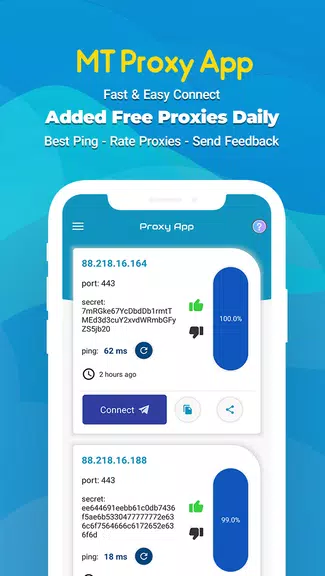 Proxy for Telegram ,MTProxy,VPN for telegram Screenshot 2 