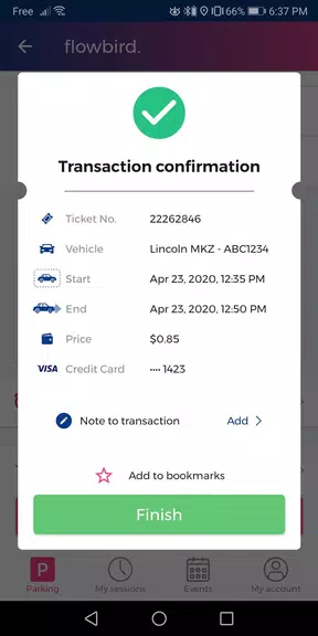 Flowbird Parking Screenshot 3 