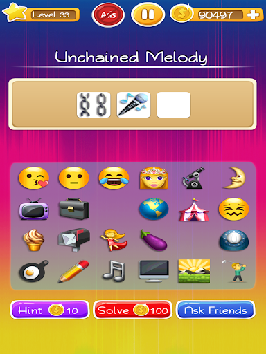 Words to Emojis – Fun Emoji Guessing Quiz Game Screenshot 1 