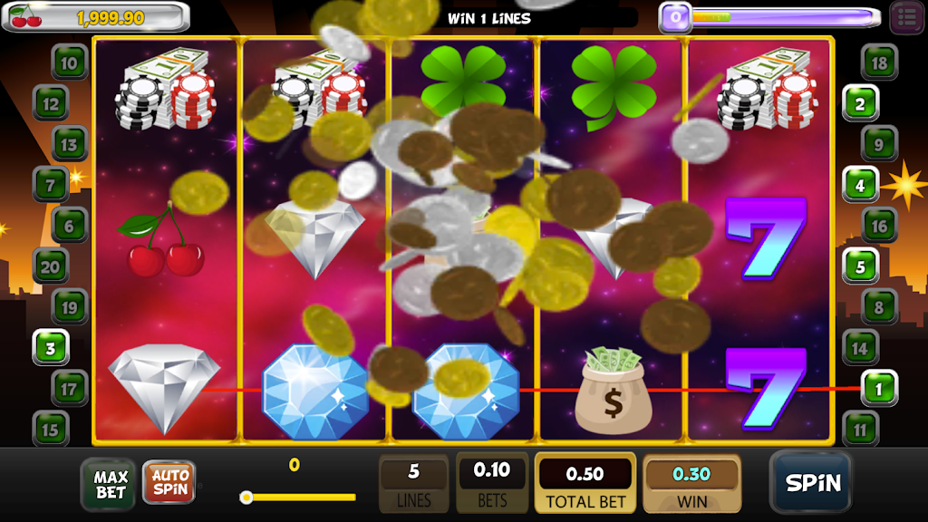 Classic  Wild Vegas Slot Machine 777 Screenshot 1