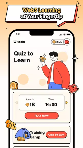 Witcoin: Web3 Play to Learn Screenshot 1