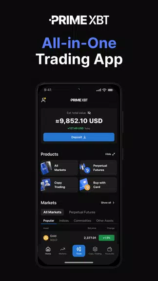 PrimeXBT Trading & Investing Screenshot 1