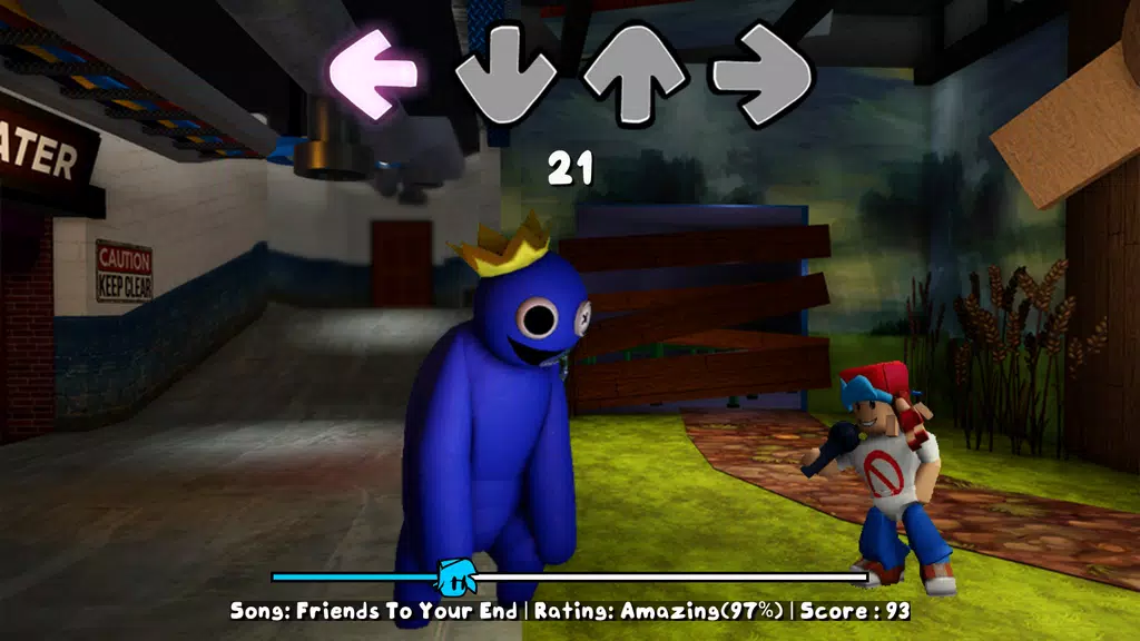 Rainbow Friends FNF Mod Screenshot 1 