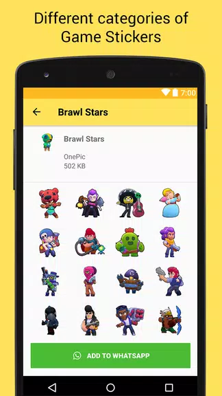 Game Stickers for Whatsapp Screenshot 3 