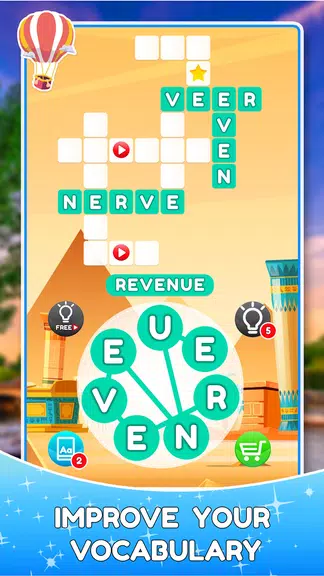 Word Travels Crossword Puzzle Screenshot 4