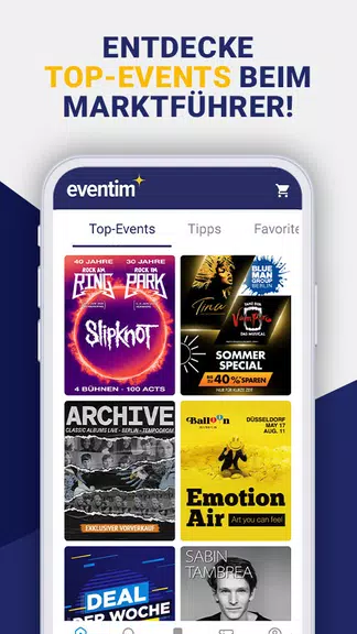 EVENTIM DE: Tickets for Events Screenshot 1