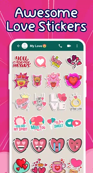 Love Stickers - WASticker Screenshot 1 