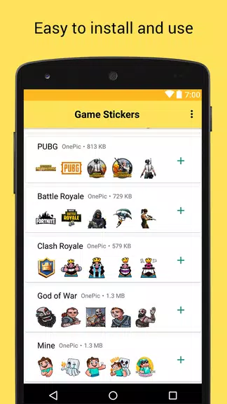 Game Stickers for Whatsapp Screenshot 2 