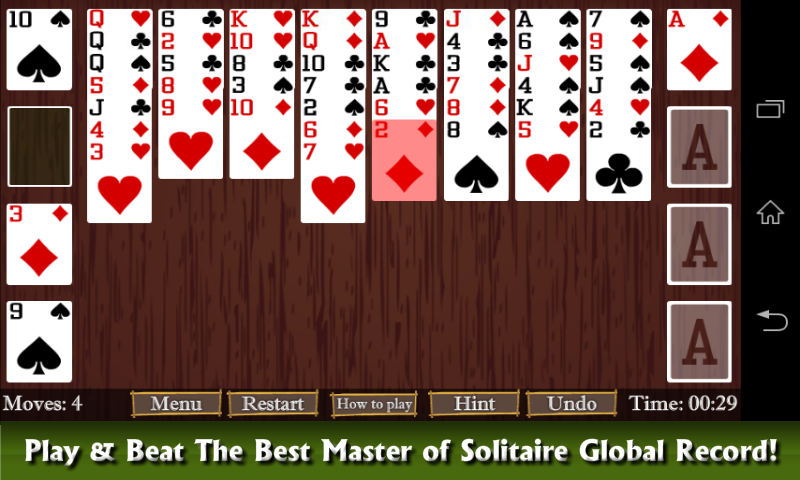 Freecell Patience Solitaire Screenshot 3